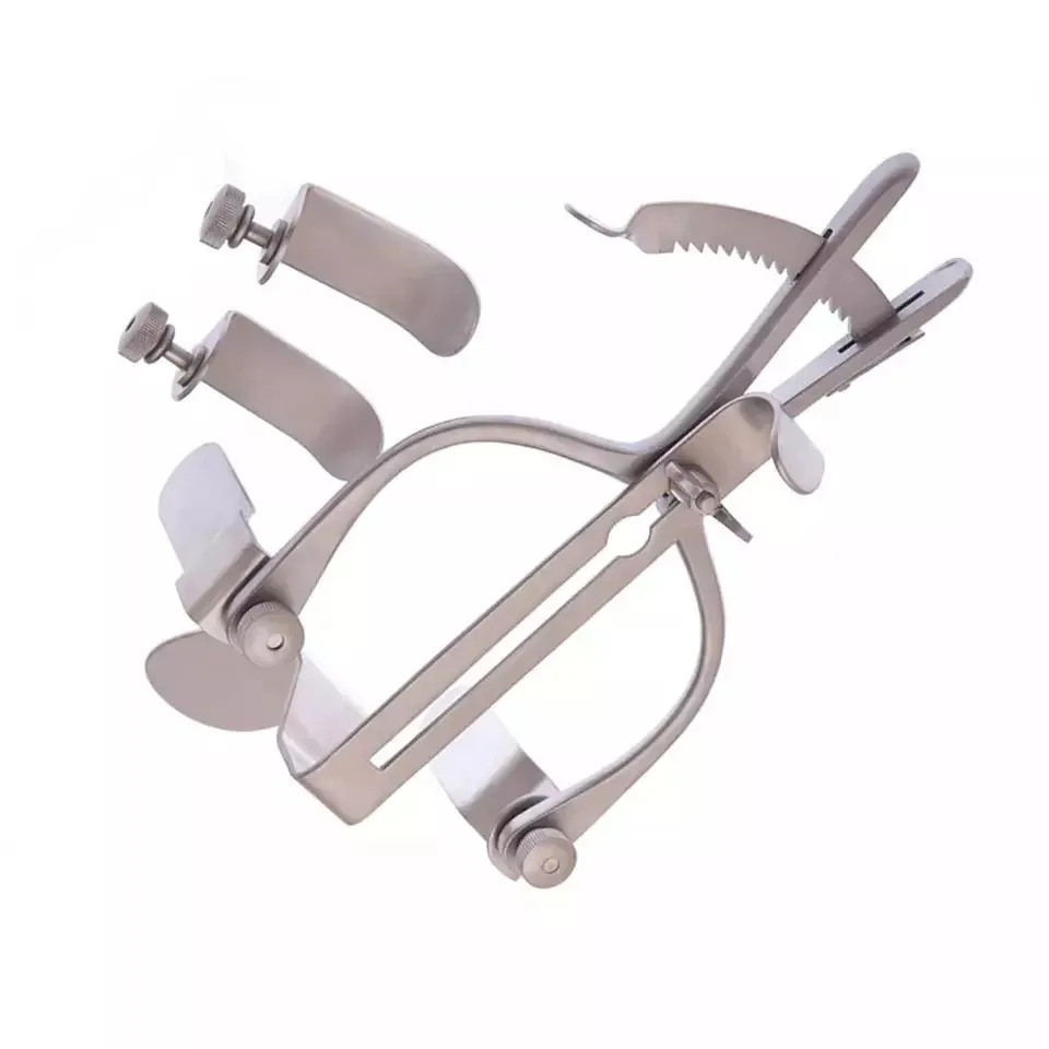 Центровой ретропический Ретрактор простатектомии с храповым механизмом две пары вращающихся боковых лезвий урологический по заводской цене