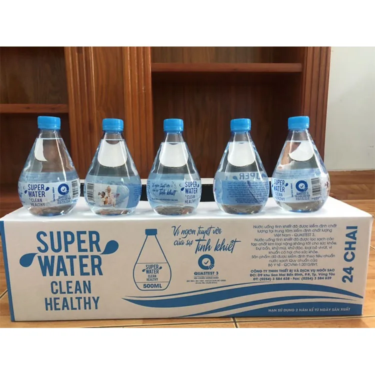 Дешевая минеральная вода, горячая Распродажа, чистая для питья, нейлоновые мешки и картонные коробки, внешний вьетнамский производитель