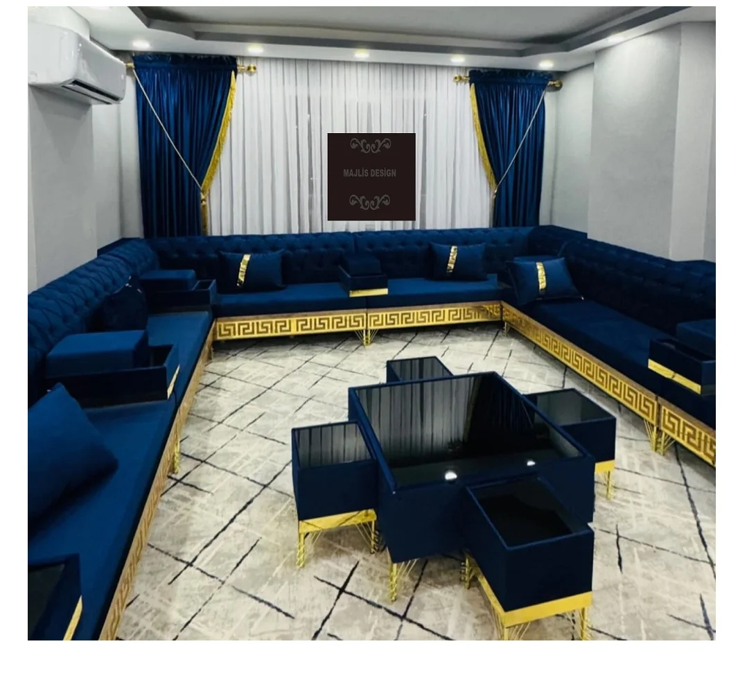 Arabic Majlis   Arab Majlis Furniture    Arabic Modern Majlis   |   Customization Possible   |  Free Worldwide Delivery