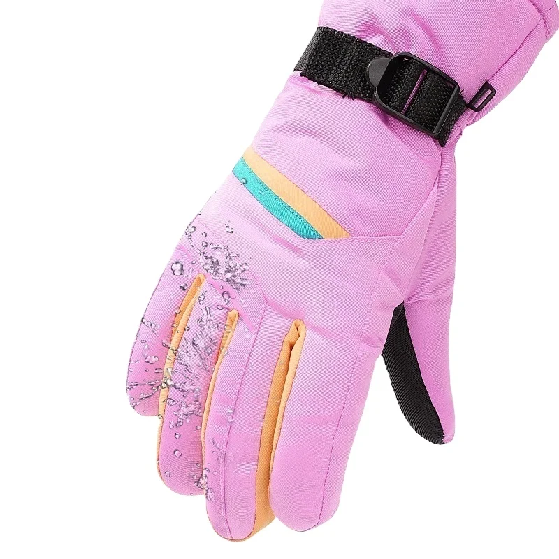 Custom High Quality Outdoor Sports Ski Gloves for Mens Custom Logo Polar Snow Snowboard Gloves Skis Skis 2024 New