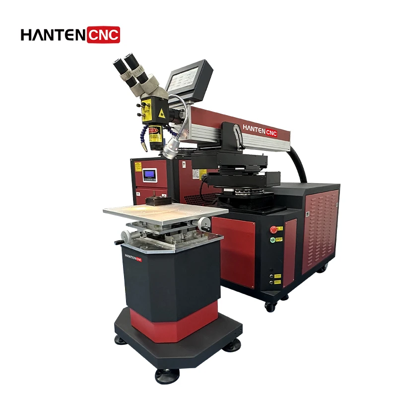 HANTENCNC 1000W 1500W 2000W Fiber Mold Laser Repair Machine Metal CNC Laser Welding Machine