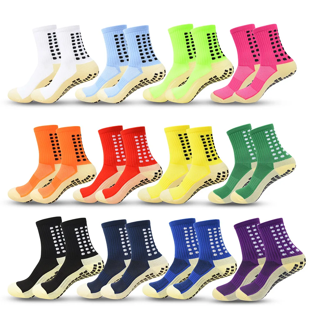 Football socks anti slip outdoor adult thickened custom logo sport socks