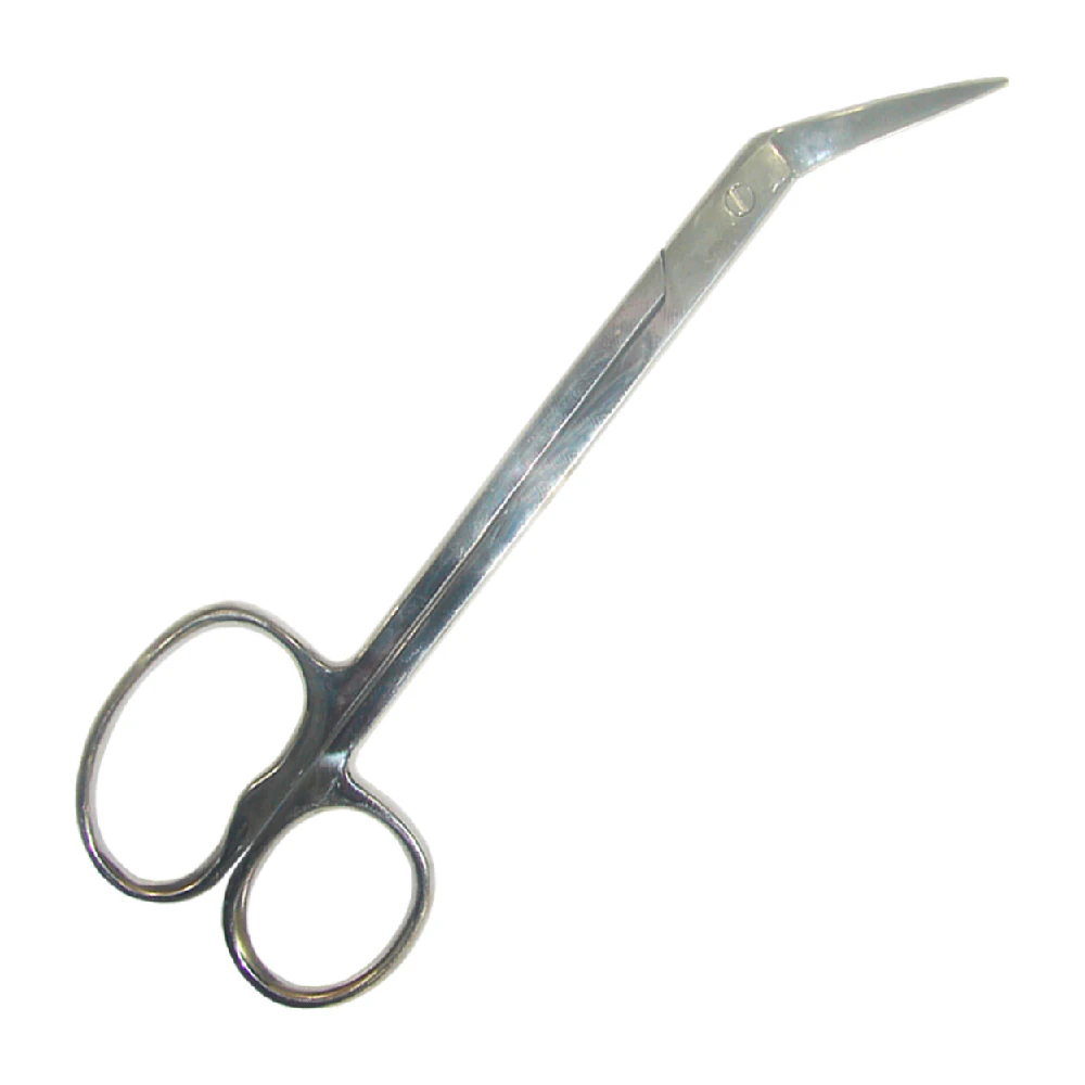 Long handle Toe Nail scissors (Stainless Steel) Angled Blades