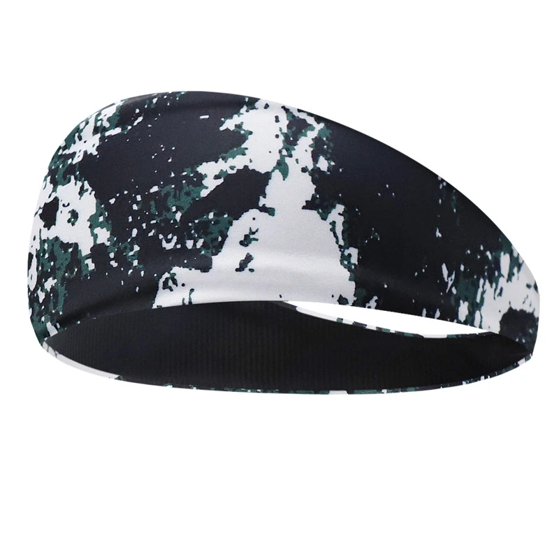 Unisex Yoga Sports Headband Solid Color Wool Cotton Elastic Hair Band for Girls Fabric Material with Custom Logo Service