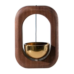Amazon Hot Selling Metal Knock the wind bell Wind Chimes Gifts  Custom Logo Japanese door sucking Wind Chimes
