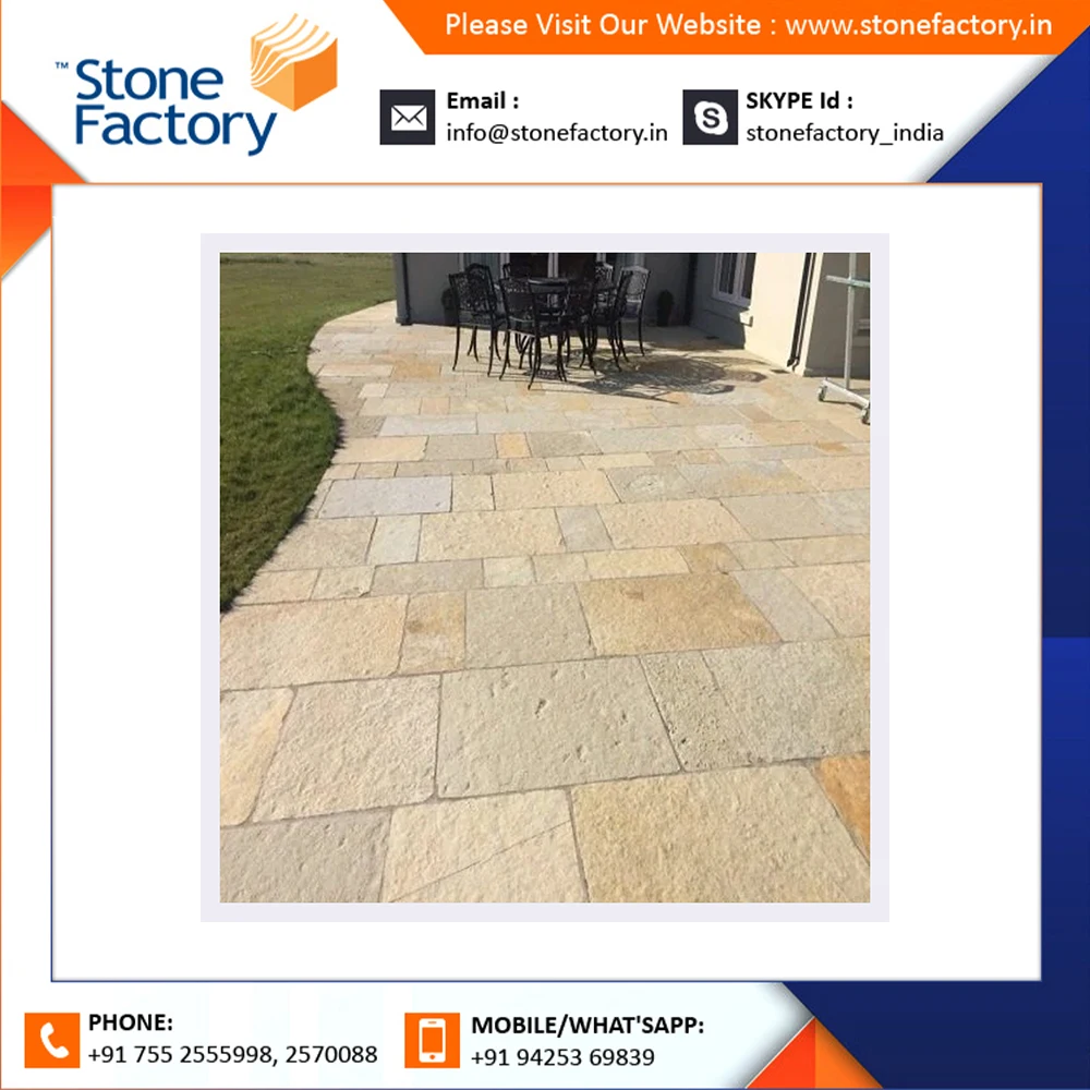 Excellent Quality Most Selling Natural Product Tandur Yellow Limestone at Wholesale Market Price