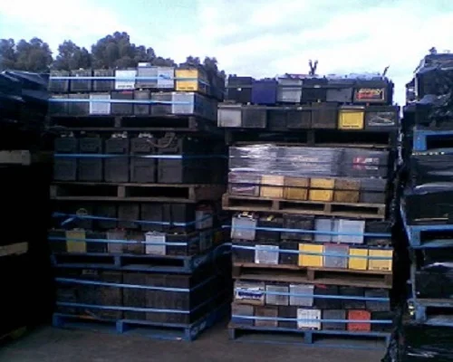 BULK USED DRAINED LEAD-ACID BATTERY SCRAP