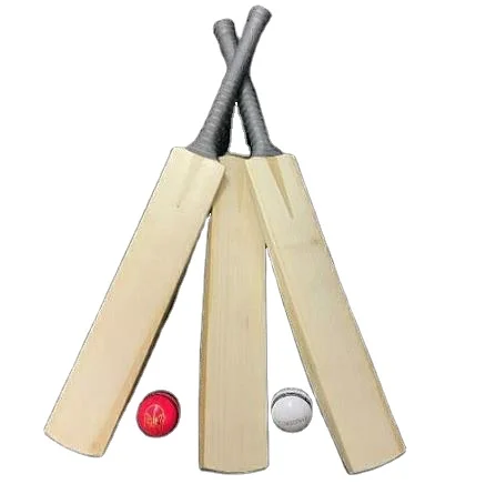 Export Quality Highly Comfortable Strong Grip Wooden Customized Cricket Bat for Outdoor Sports Practice at Wholesale Price