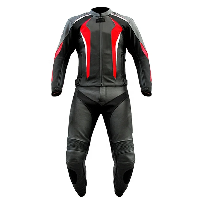 Top Quality Genuine Leather Racing Suit Motorbike Breathable Racing Suit with Customized Logo Design