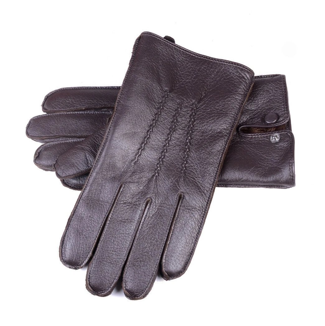 New 2024 leather Gloves men slim fitting PU leather Gloves for men bulk quantity fashionable leather Gloves