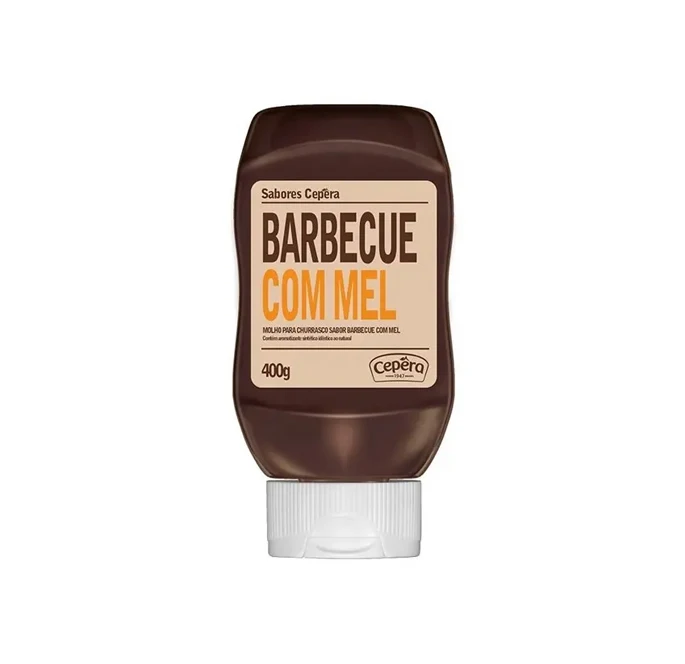 Custom Made Brazilian Manufacturer Hot Sell High Quality for Daily Cooking Barbecue Sauce with Honey 400g