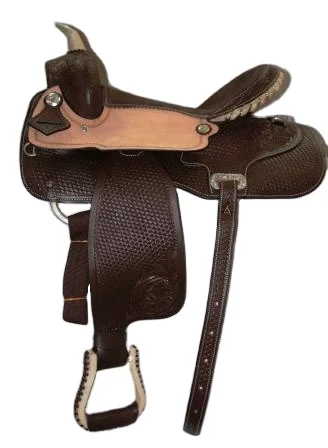 Best Quality DD Leather Western Leather Saddle High quality leather western saddle Tan Natural Black Brown Havana D brown Colors