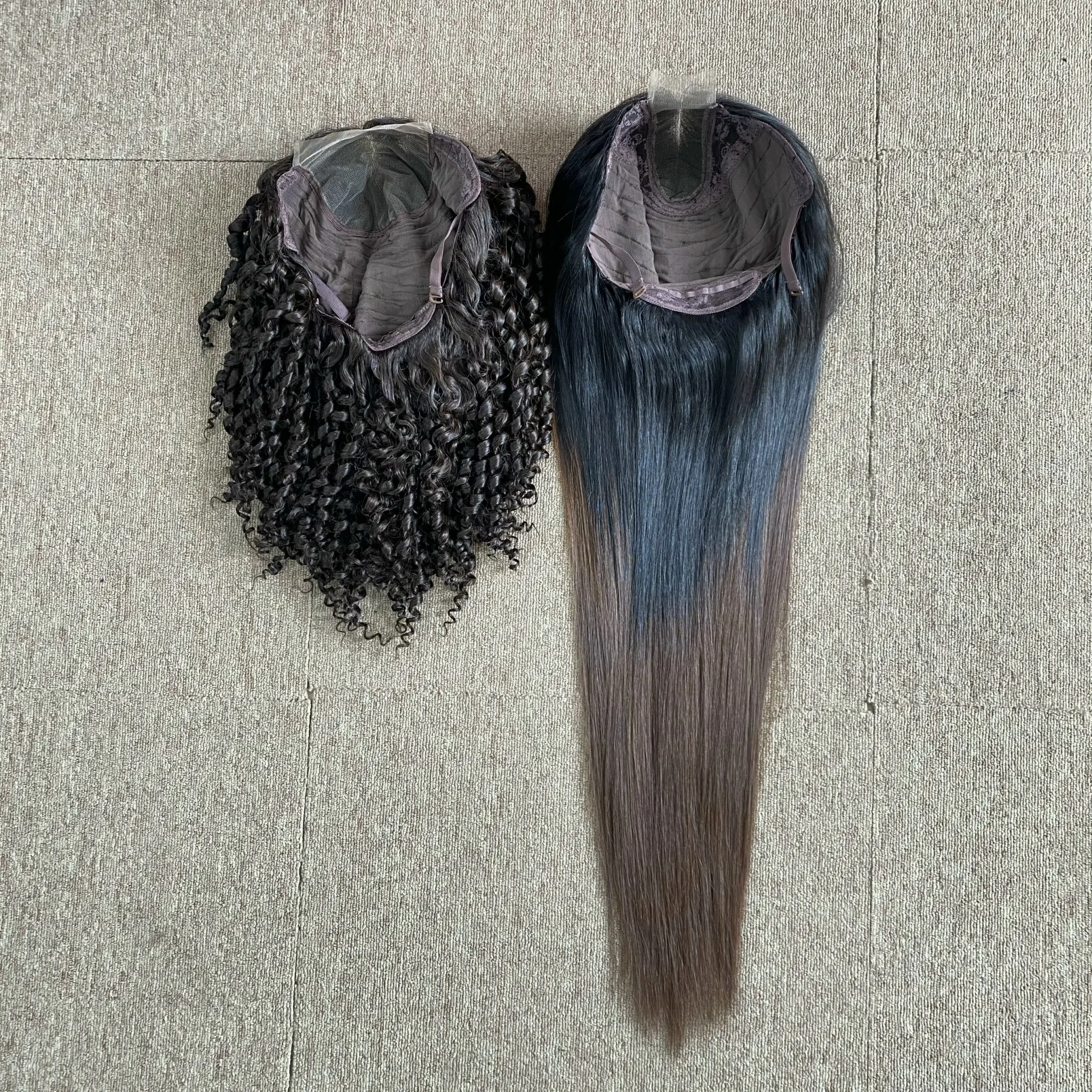 WIGS STRAIGHT CURLY WAVE HUMAN HAIR EXTENSIONS ONEHAIR VIET NAM VENDOR STYLIST SINGLE DONOR RAW