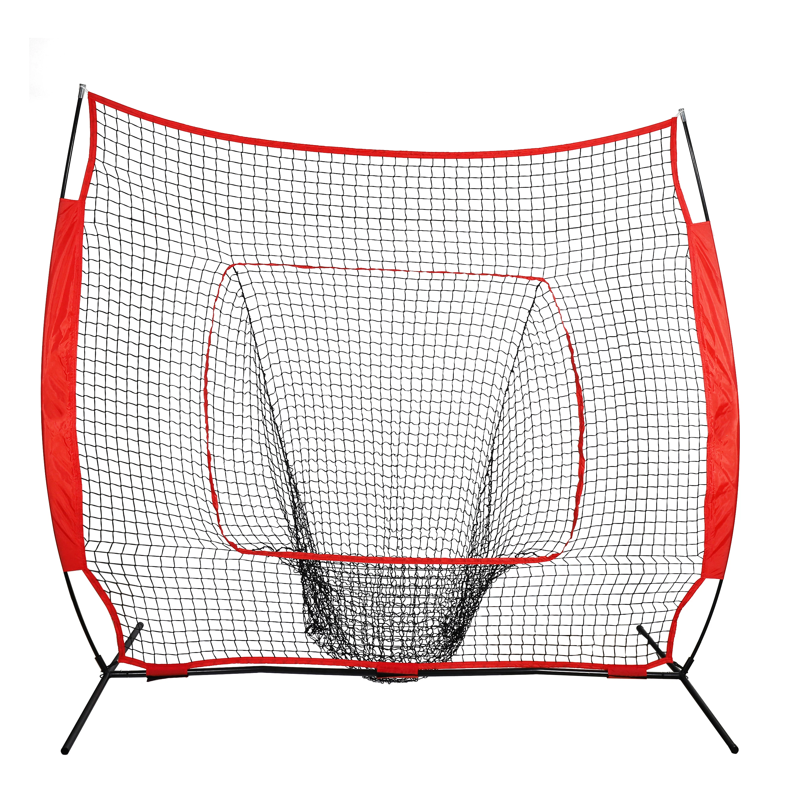 Easy Assembly baseball nylon netting custom 7ft*7ft Baseball Net