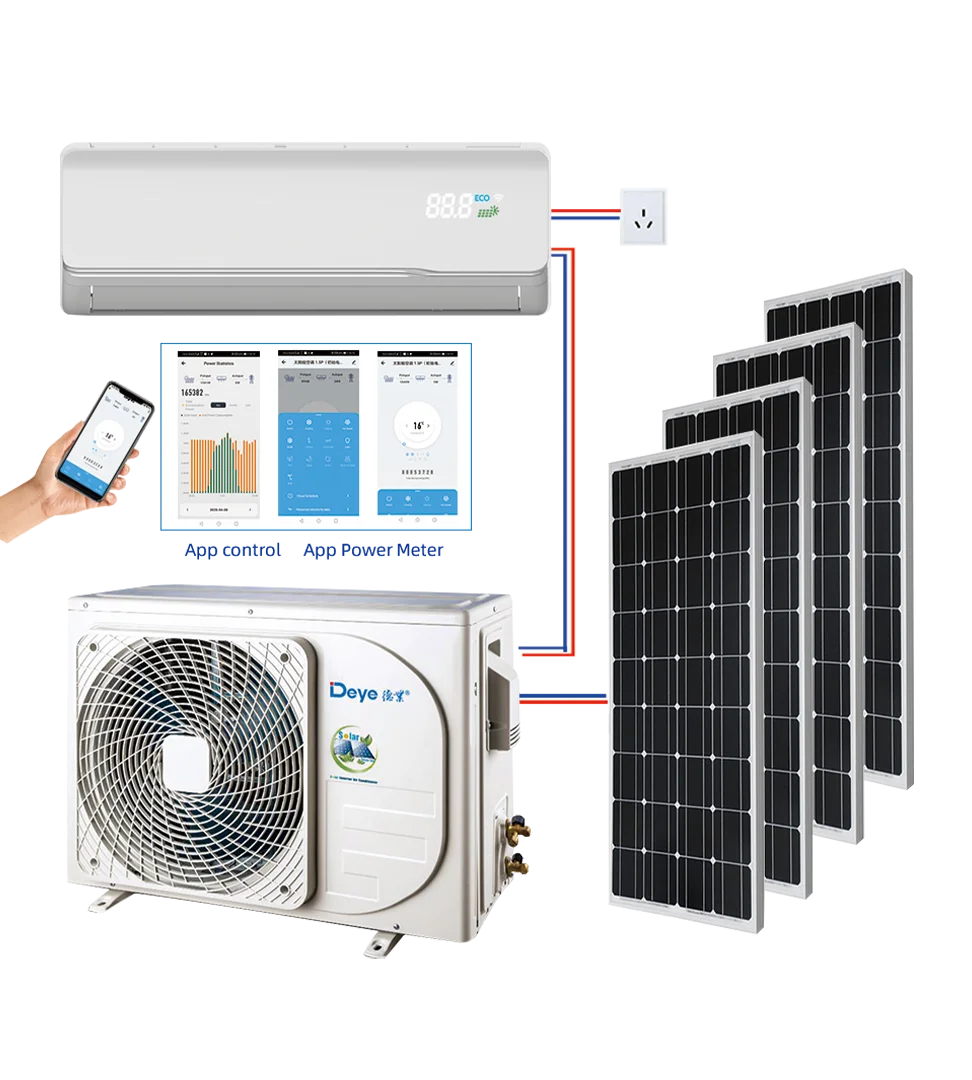 48V DC Solar Panel Air Conditioner Off Grid Solar Air Conditioner Manufacturer Inverter Split Wall Mounted