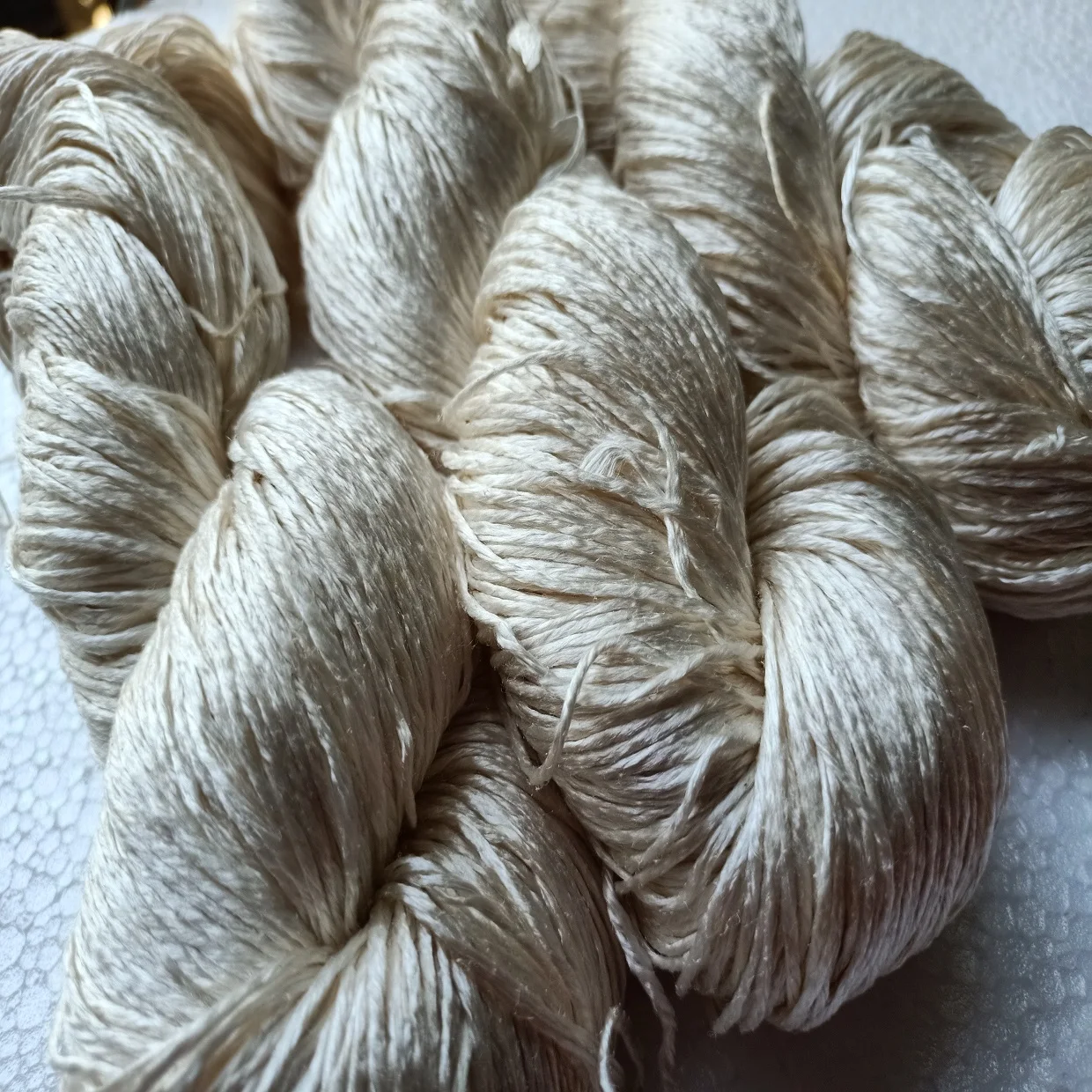 Custom made unleash Luxury with Mulberry Filament Silk Yarn Pure Smooth and Radiantly Lustrous Idle fabrics intricate embroidery