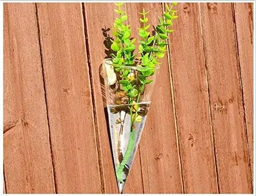 Wall Planter Plant Holder Levitating Succulent Hanging Glass Terrarium Vase for Hydroponic Water Plants Home Office Wall Hanging