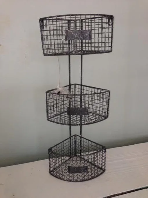 Stainless Steel Dish Drainer Basket for Kitchen Dish Drying Rack Bartan Basket Custom Mesh Wire Storage Basket
