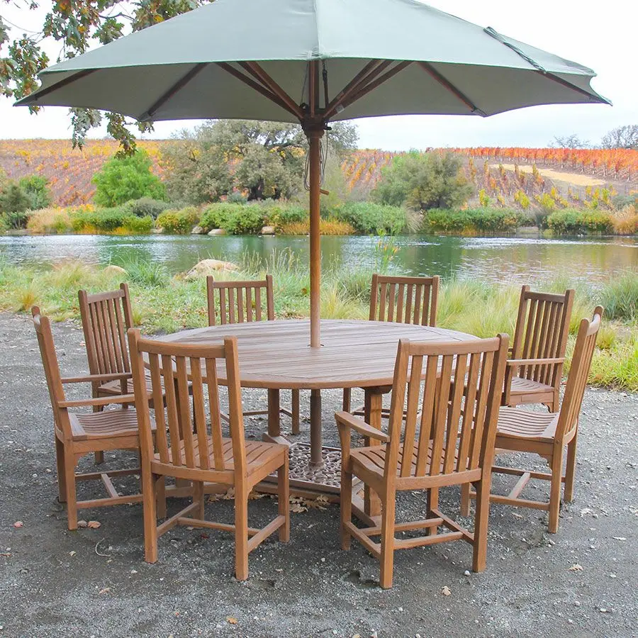 Garden Dining Table Set Modern Outdoor Teak Wood Dining Table Set Furniture Garden Furniture Patio Set Furniture Picnic Table