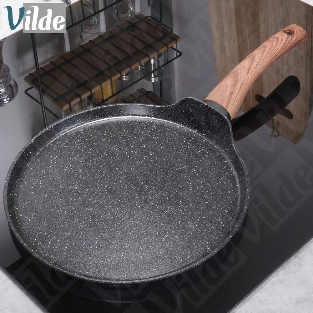 Crepe Pan Granite Non-Stick BLACK&WOOD 26 cm