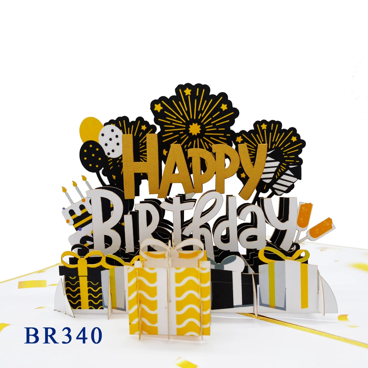 Happy Birthday Pop Up Card 3D Birthday Pop Up Cards Includes Envelope and Note Tag New Arrival