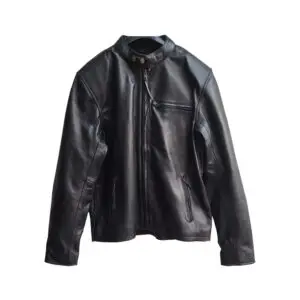 Best Quality Customized Genuine Leather Jackets for Women Quilted Biker Fashion with Cotton Filling and Rivet Decoration