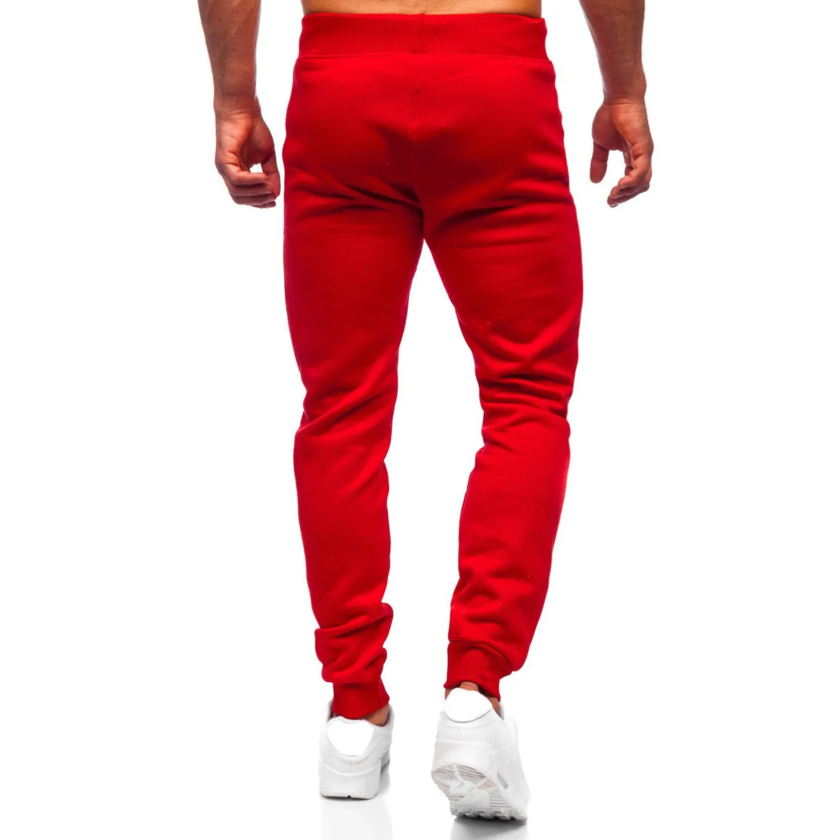 100% Cotton Skinny Casual Jogger Sweat Pants Wholesale Gym Slim Fit Trousers Custom Logo Flat Front Style Cheap Price
