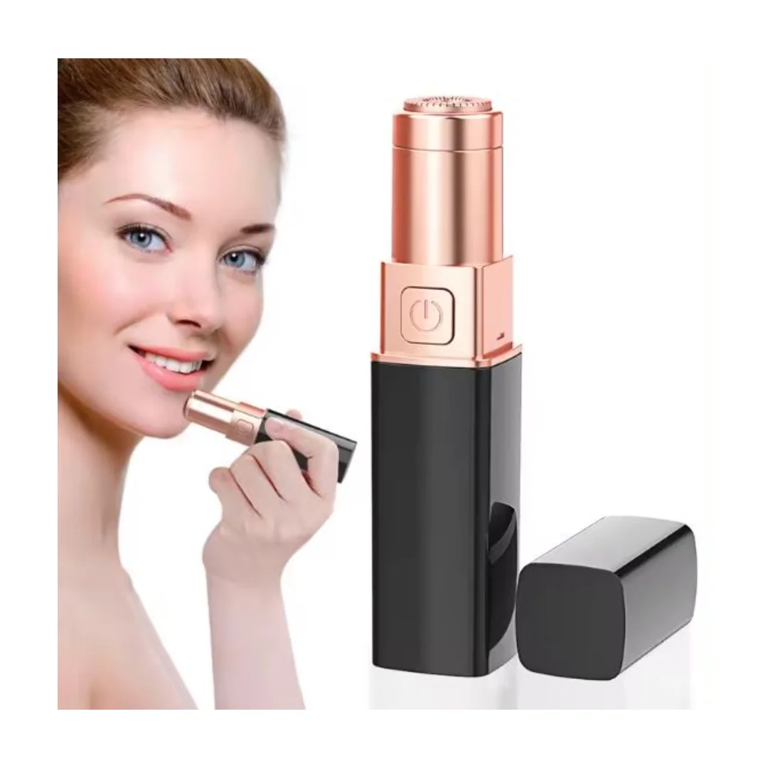 Bikini Shaver Lipstick Style Small Electric Portable Epilator Painless Hair Removal Ladies Facial Hair Remover For Women Face