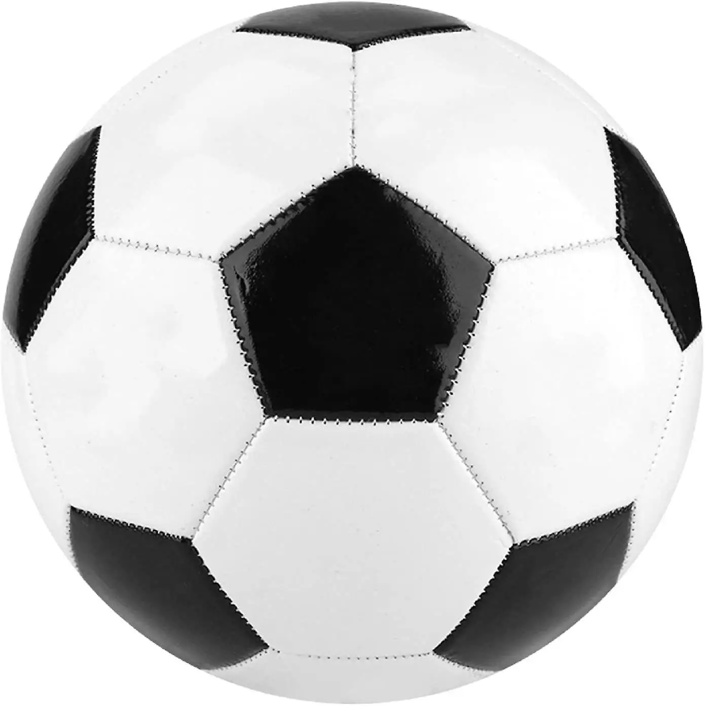 Size 5 Stable High-Strength Match Game Ball  Soccer Training Balls,  Black And White ,Indoor And Outdoor