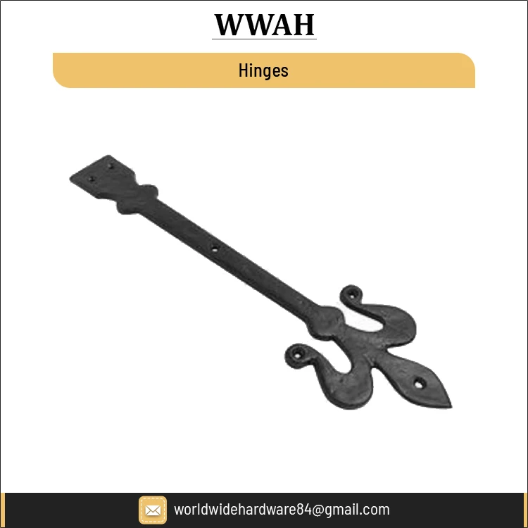 Hot Sale Architectural Door Window Accessories Hardware Cast Iron Door Window Gate Furniture Screw Hinges Supplier