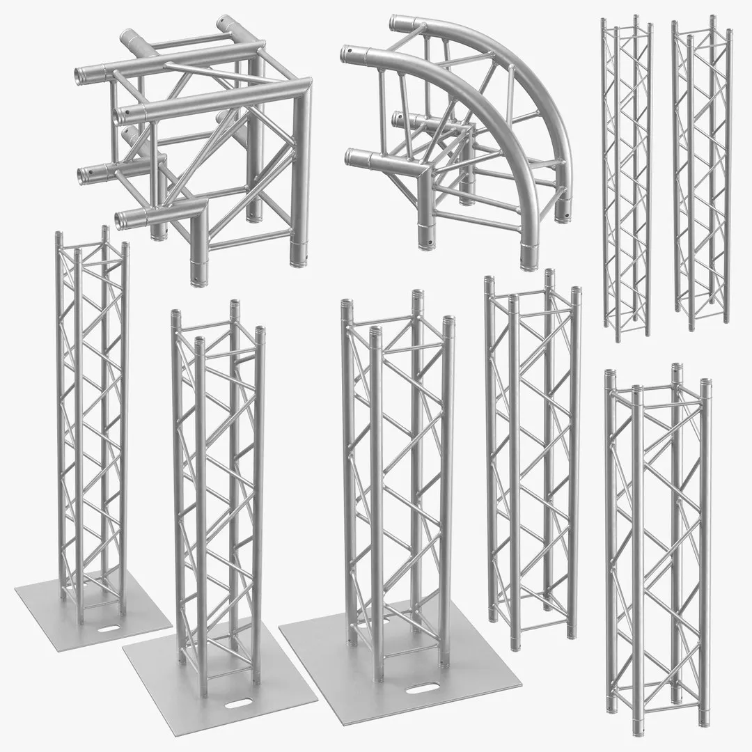 High quality moving head totem booth box system truss