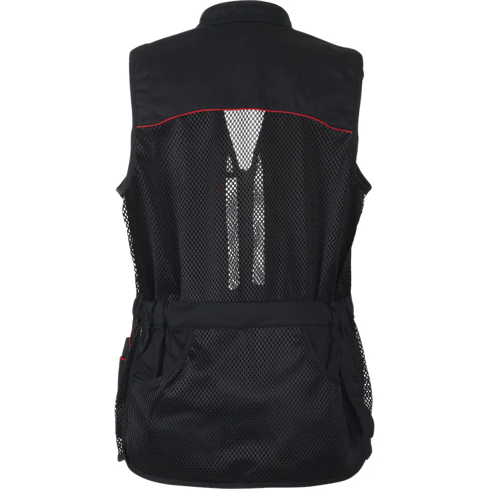OEM Ladies Skeet Sports Vest Mesh and Cotton Women Shooting Waistcoat