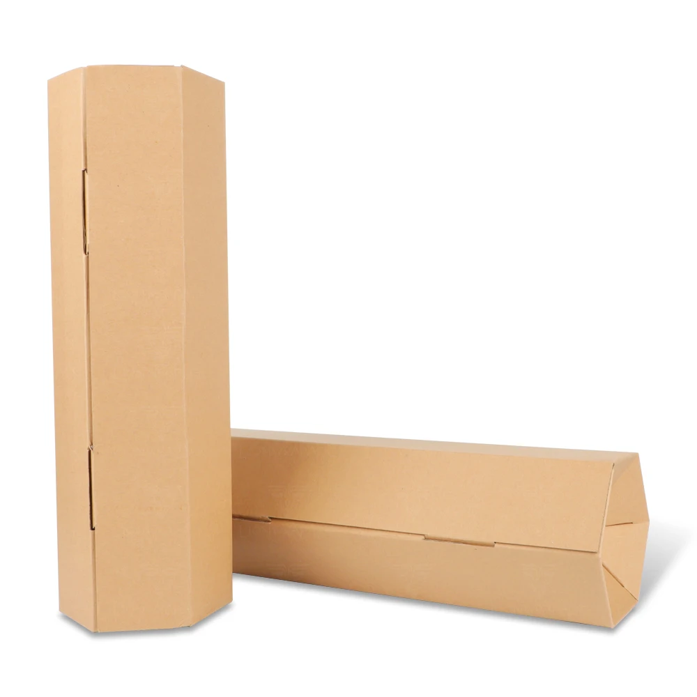 Portable Round Folding Box Packaging Custom Print Colour Paper Cardboard Gift Wine Bottle Champagne Packaging Wine Box