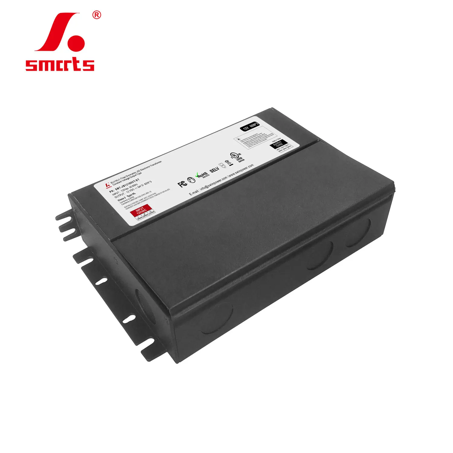 120vac to 12vdc triac dimmable led power supply electronic transformer 180W