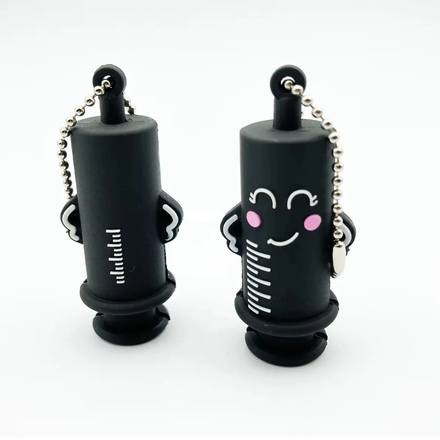 Nurse Ampoule Opener Medical Glass Bottle Abre Ampolla Jeringa Opening Breaker Rubber Keychain Ampoule Opener Silicone Syringe