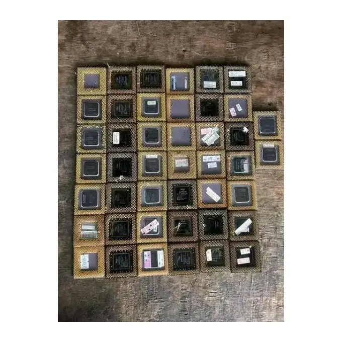 Top Grade Pentium Ceramic Processor Gold Recovery CPU Scrap