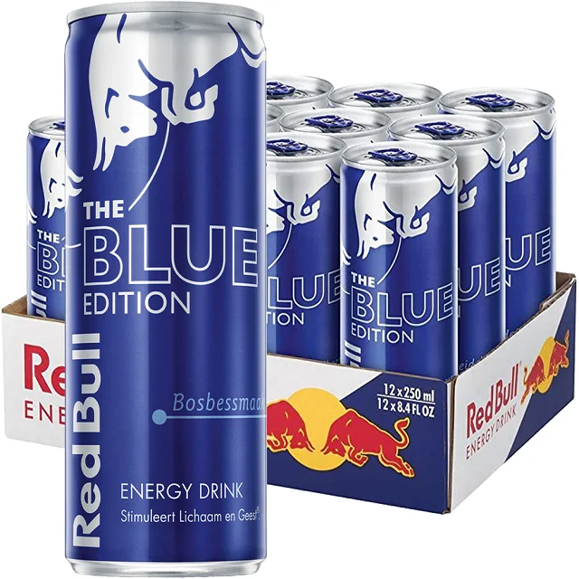 Redbull energy drink blue edition blueberry flavor for sale