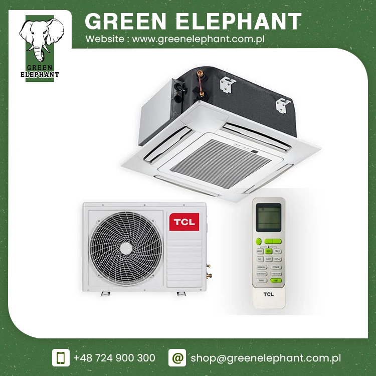 High Quality TCL Cassette conditioner TCC-48CHRH/DV7 air heat pump mini split inverter air conditioner