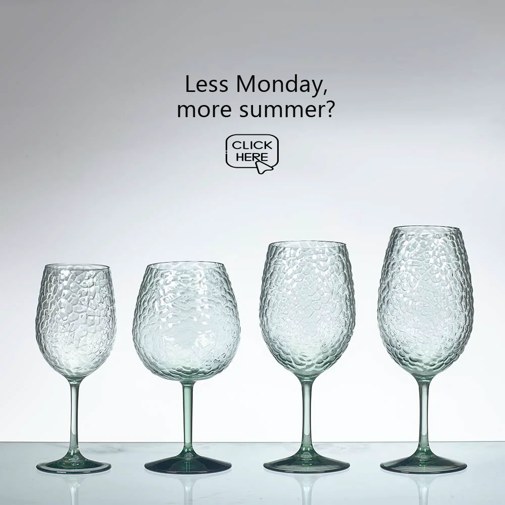 [Holar] Taiwan Made Customized Color Lovely AC Acrylic Mosaic Champagne Glasses for Weddings Celebration