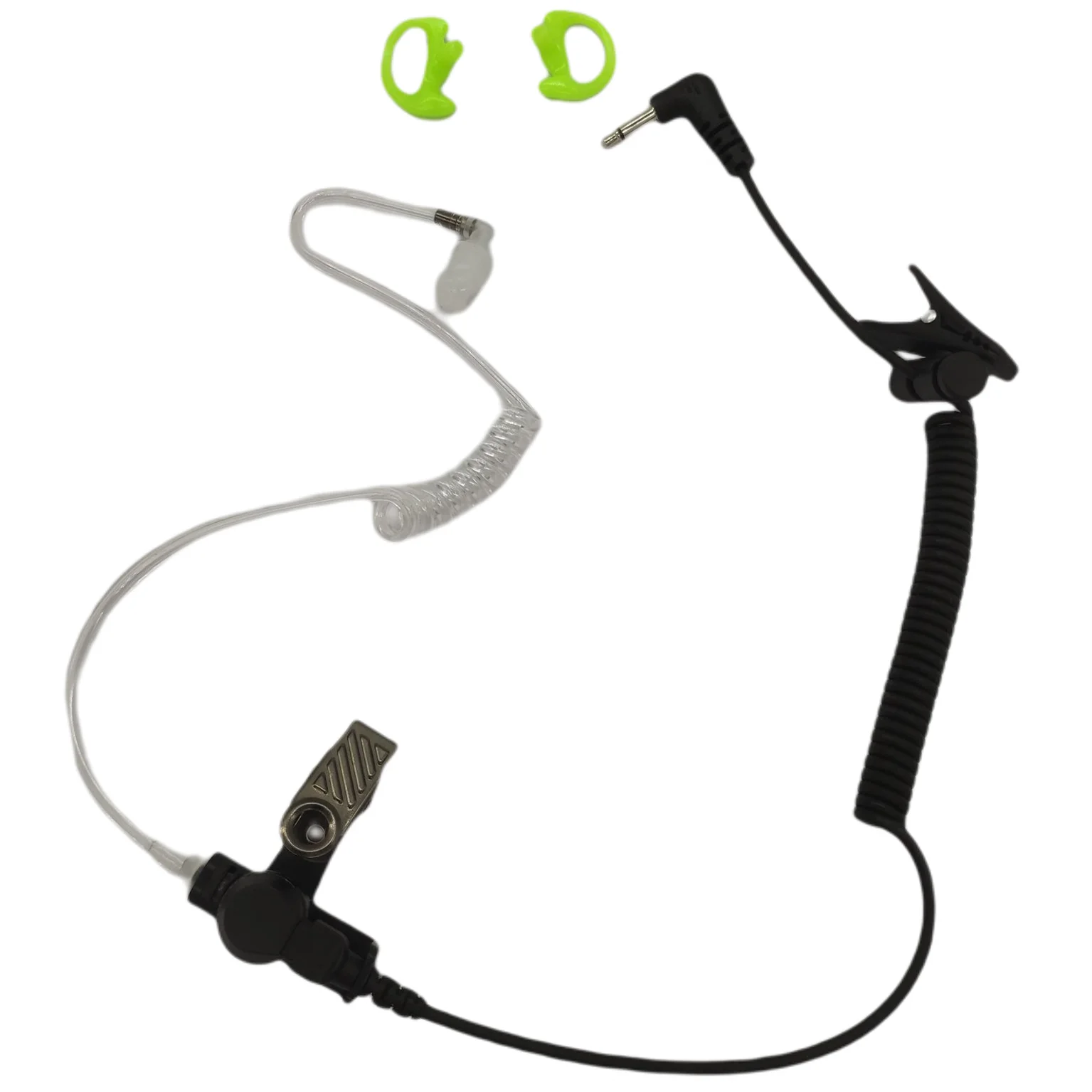 3,5 мм приемник/только для прослушивания гарнитуры наблюдения, наушники с прозрачной акустической трубкой, комплект наушников для двусторонней радиосвязи