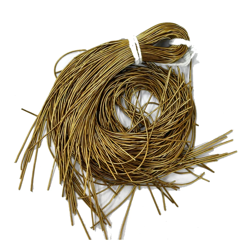Professional High Quality Bullion Wire Thread Latest Design Shiny Light Bronze Bullion Wire Thread In Wholesale price#009901255