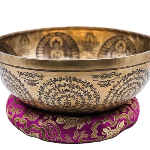 Tibetan Bowls Bronze Singing Bowls Brass Bowl Set of 2