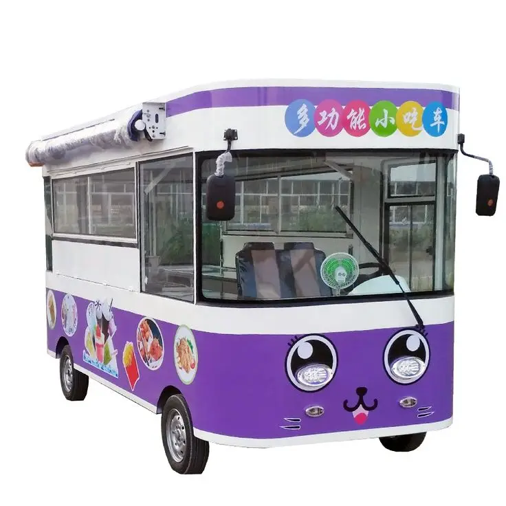 Small Outdoor Catering Mobile Street Food Truck New Mobile Street Food Trailer Kiosk Design for Street Food Vending Cart