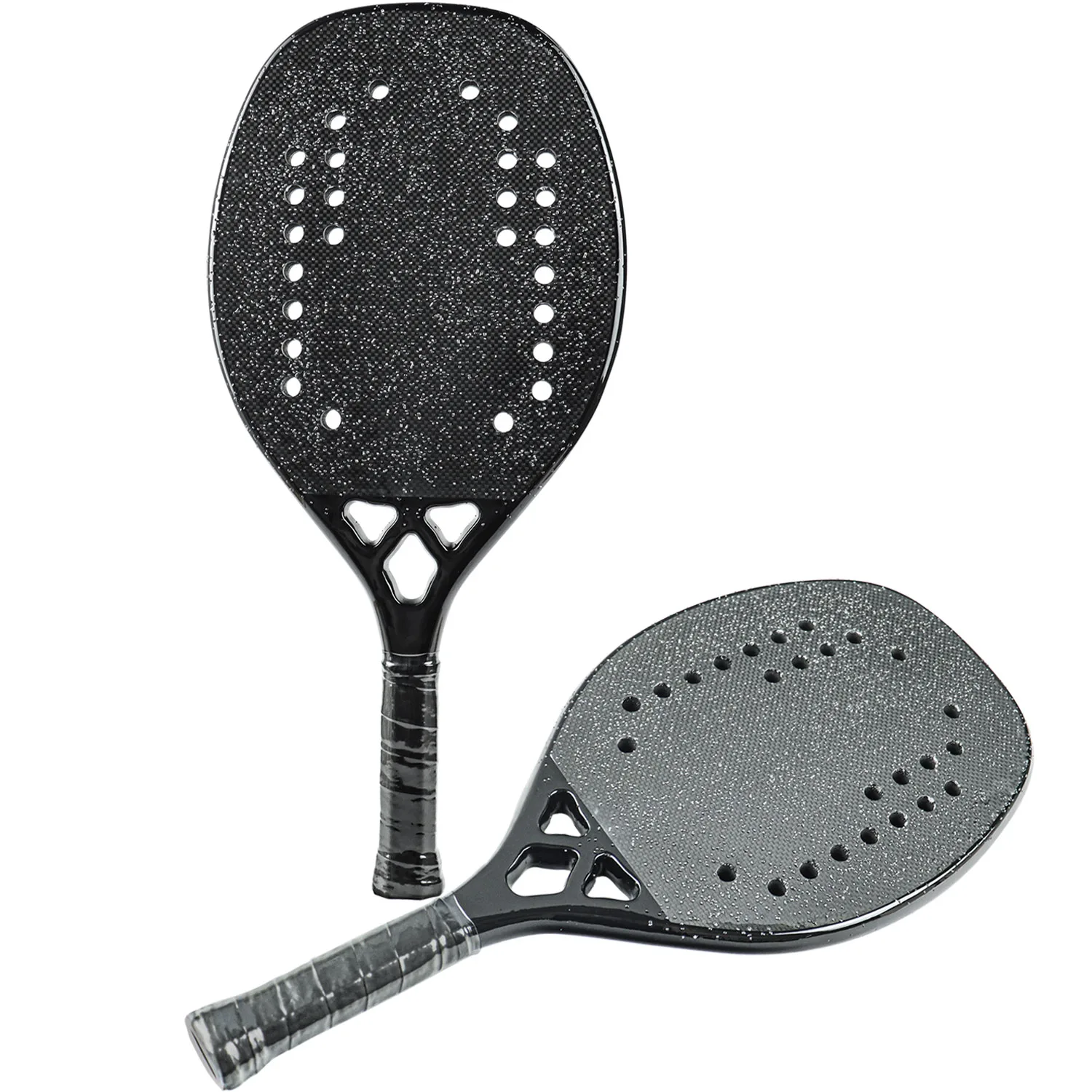 Customize Beach Tennis Racket, Padel Racket with Carbon Fiber Grit Face EVA Face Wholesale Tennis Paddle Racquet Racket