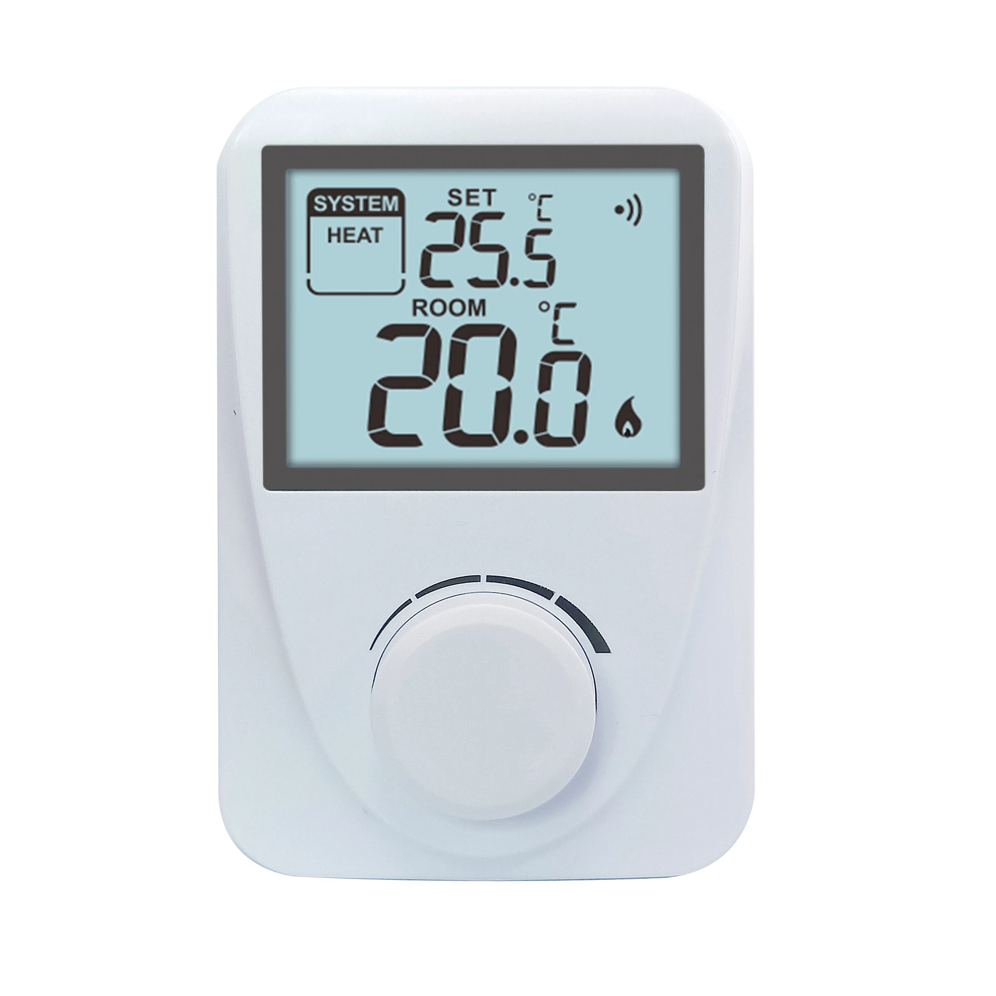 Fireproof ABS Digital Wireless Home Hotel Water Heater Thermostat 8A