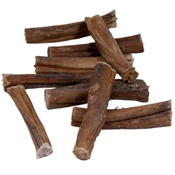 Amazon hot selling Naturally Dried Bully Sticks For Dog Food /Dog Food  made by pizzles