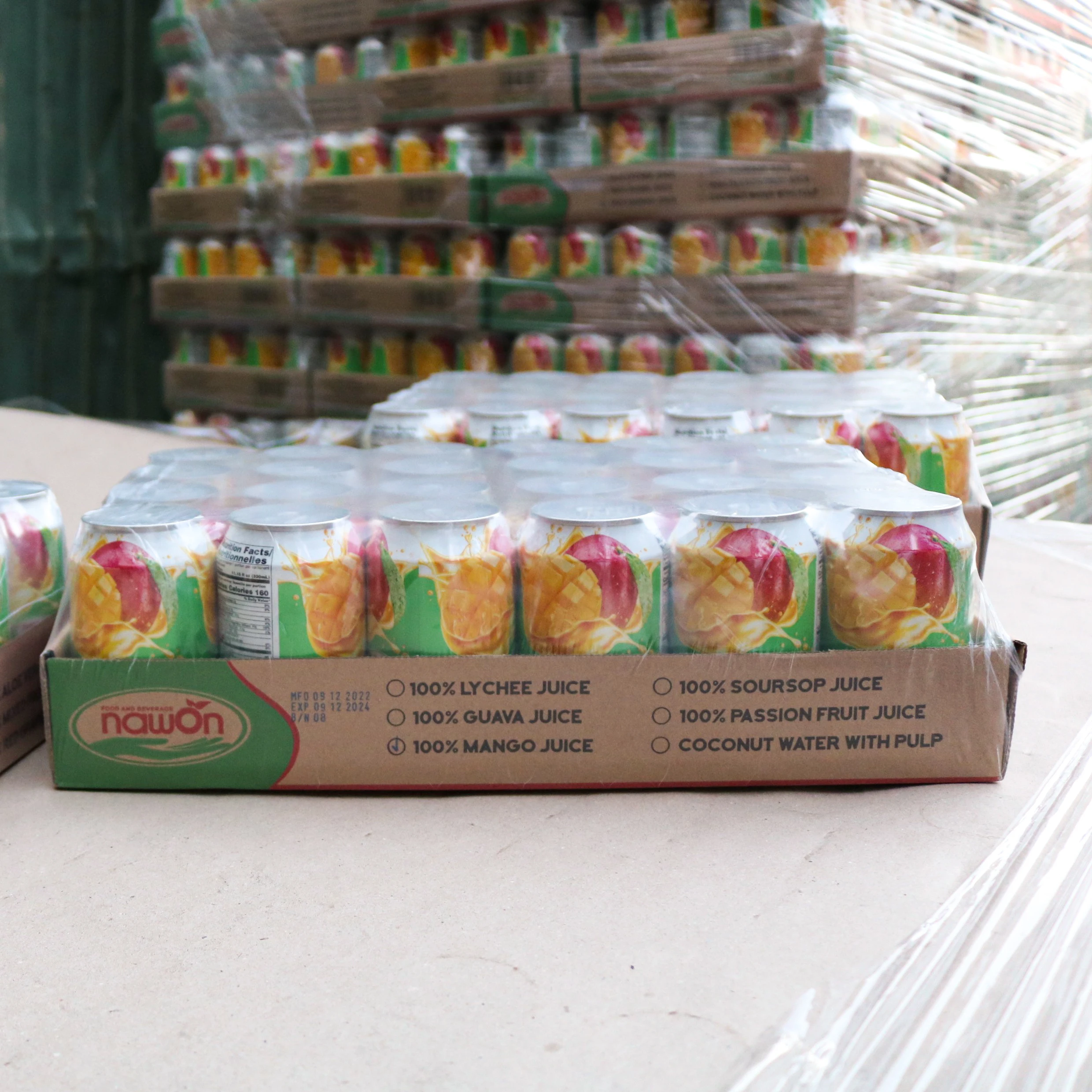 Vietnam 100% Mango Juice Drinks Mixed Fruit Juice Canned 330ml Premium Quality HALAL Beverage Factory Price