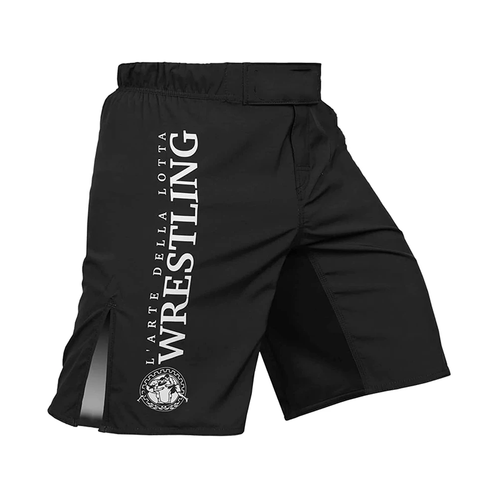 Таможня напечатала № jiu jitsu (джиу джицу) для смешанных боевых искусств (mma растягиваемая в 4 направлениях мужчин женщин невысокий массивный каблук сапоги до бедра борется шорты