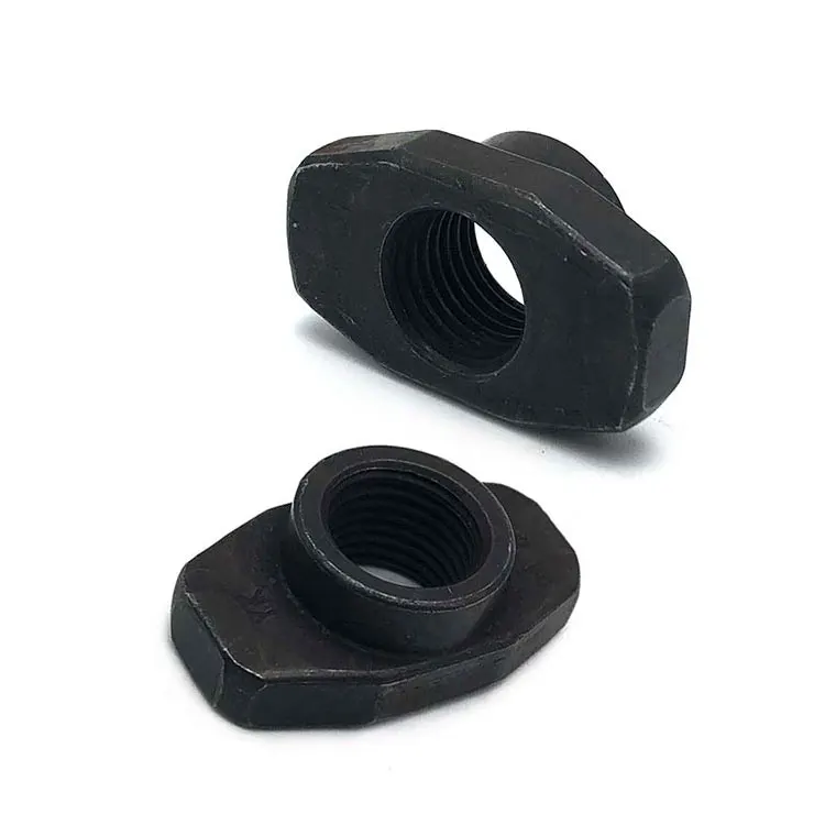 Wholesale Custom m5 m6 m8 m10 m16 m17 m20 pcb welded type nut three spot weld nuts suppliers