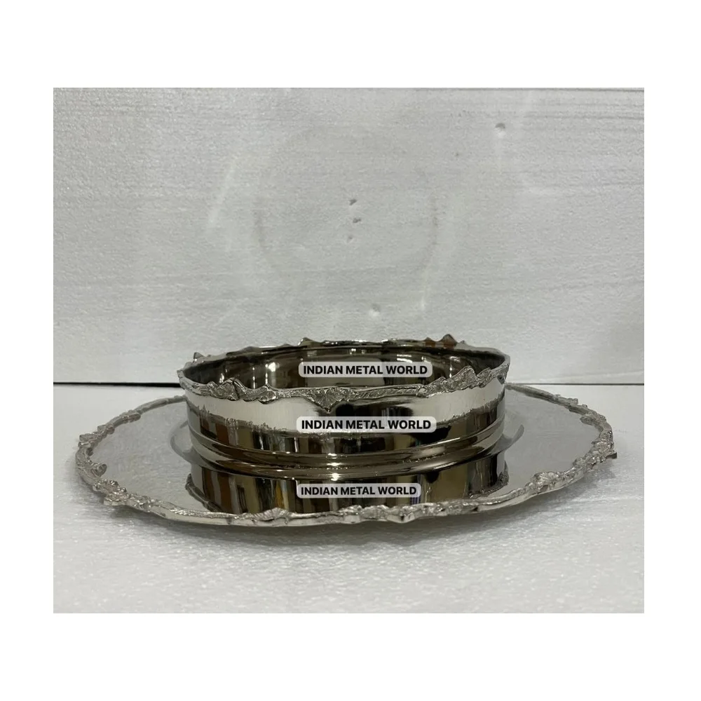 Admirable Design Chocolate Bowl Dessert Holder Sweets Serving Platters Made Of Stainless Steel Bowl For Anniversary Parties Use